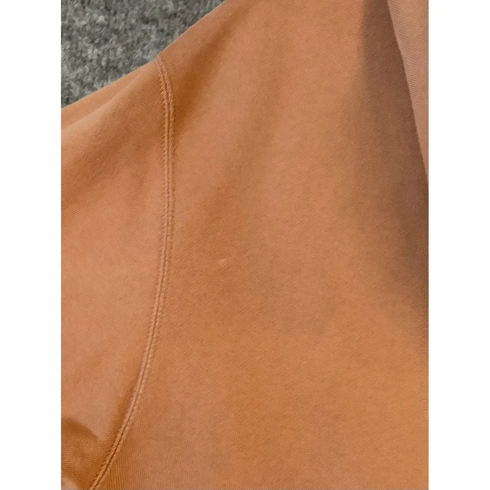 Jordan Flight Hoodie Mens Medium Orange DA9816-256 Essentials Sweatshirt